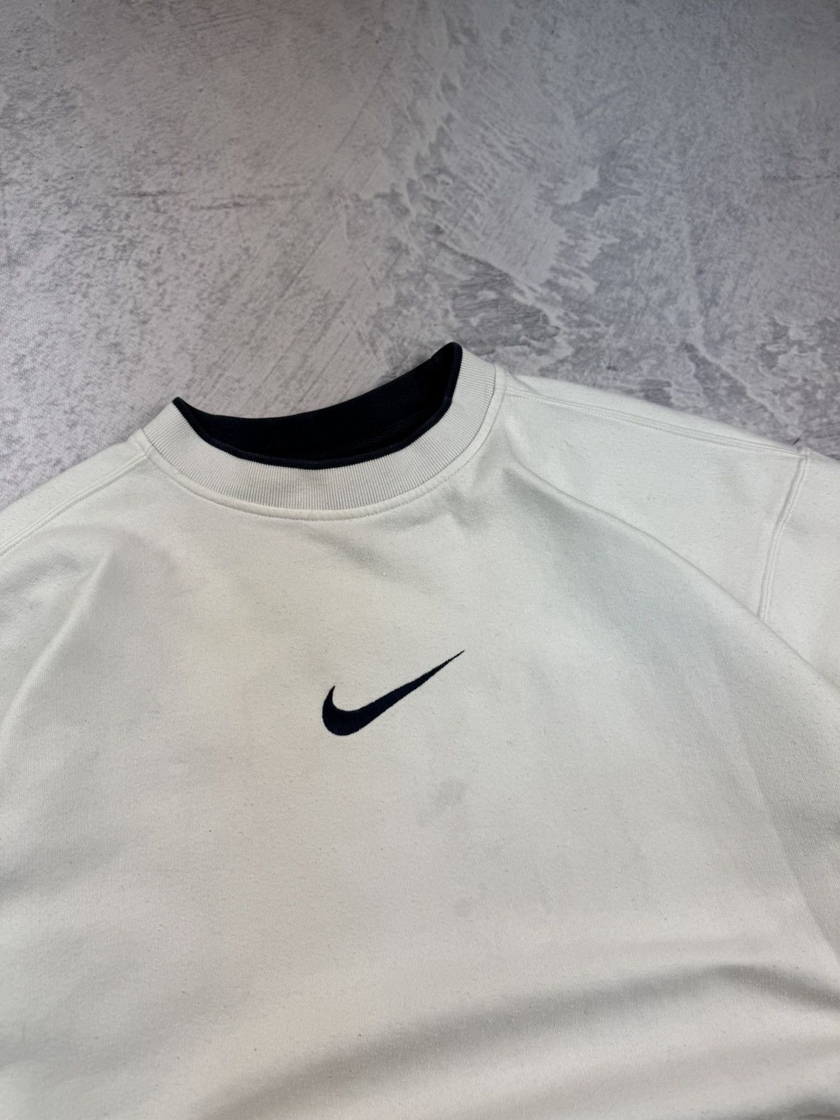 Nike × Vintage NIKE VINTAGE CENTER LOGO OVERSIZE BOXY SWEATSHIRT Size US XL / EU 56 / 4 - 3 Thumbnail