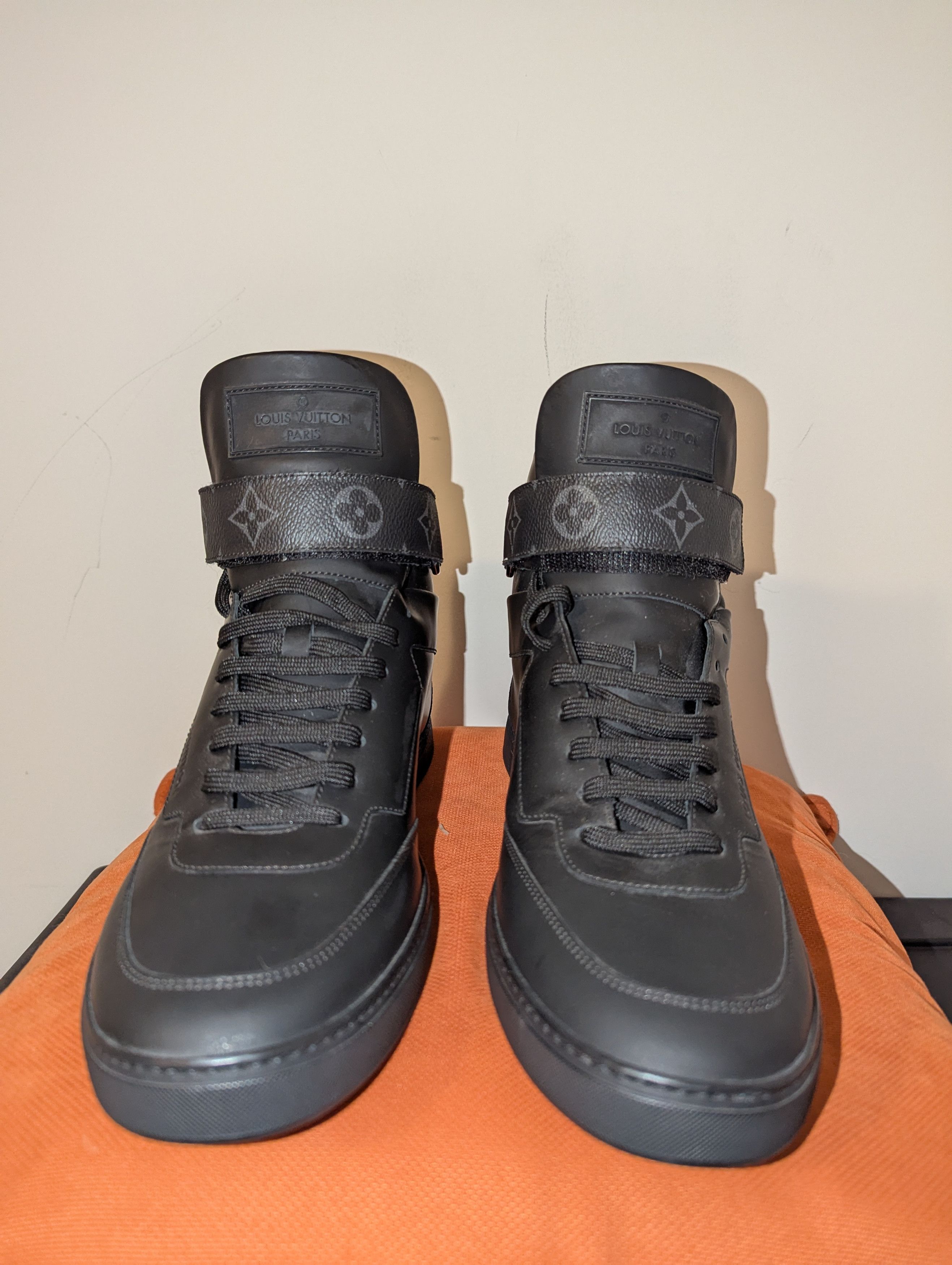 Louis Vuitton LOUIS VUITTON ECLIPSE RIVOLI HIGH TOP SNEAKER Size US 8.5 / EU 41-42 - 1 Thumbnail