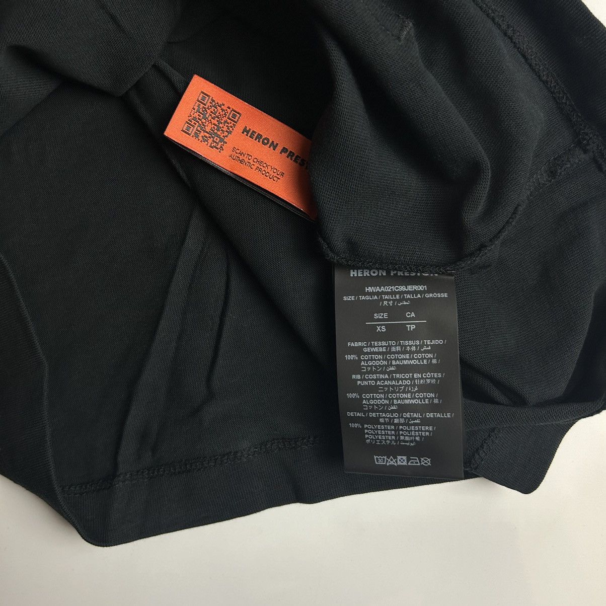 Heron Preston *NEW* Heron Preston CTNMB Neck Logo T-shirt Womens Size XS / US 0-2 / IT 36-38 - 2 Thumbnail