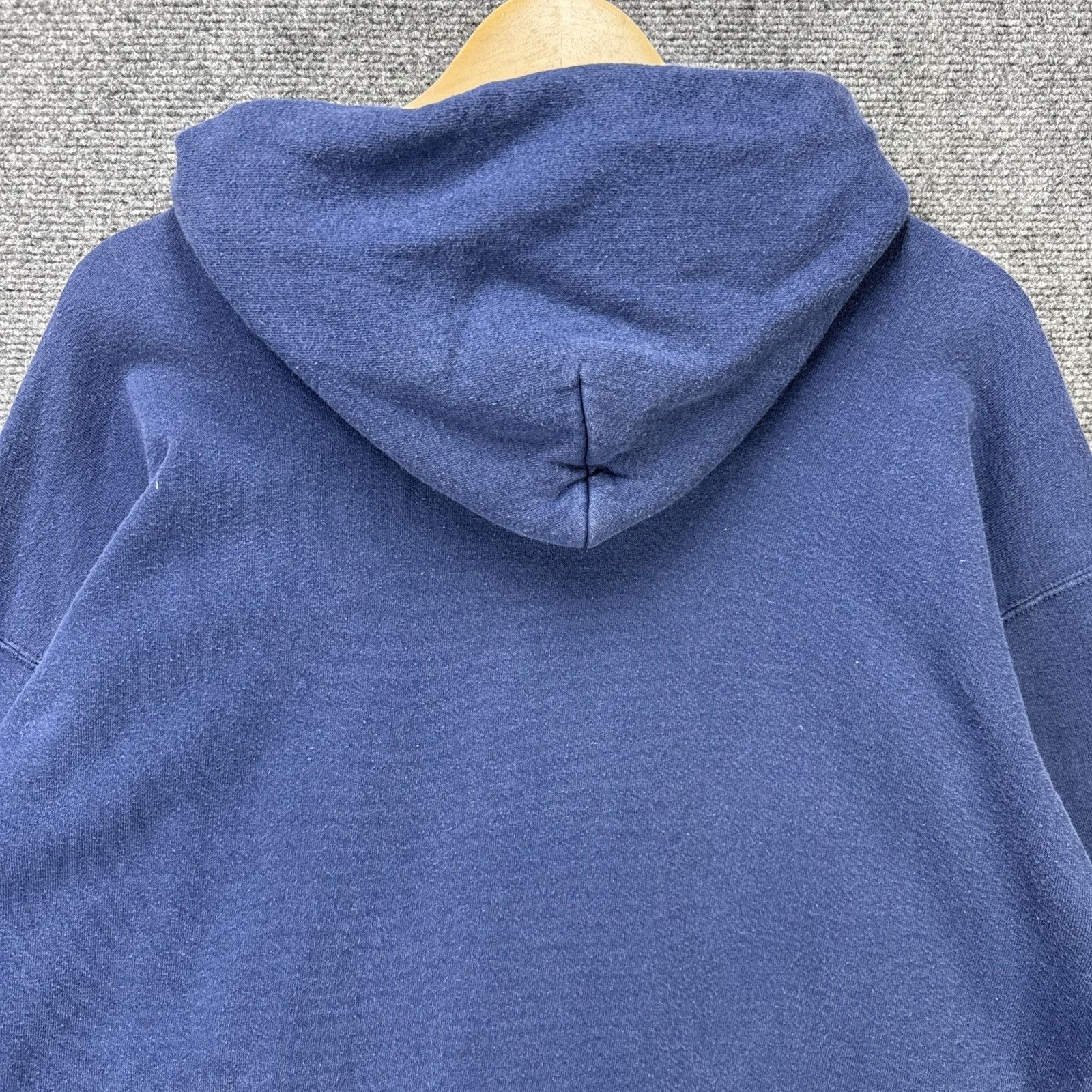 Nike Vintage Nike Hoodie Mens Large Navy 90s Center Swoosh Size US L / EU 52-54 / 3 - 7 Thumbnail