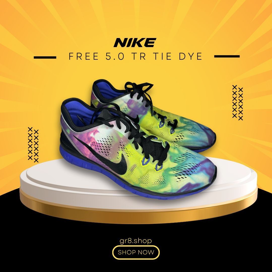 Nike Nike Free 5.0 TR Tie Dye Athletic Shoes Size 8.5 Multicolor Size US 8.5 / EU 41-42 - 1 Thumbnail