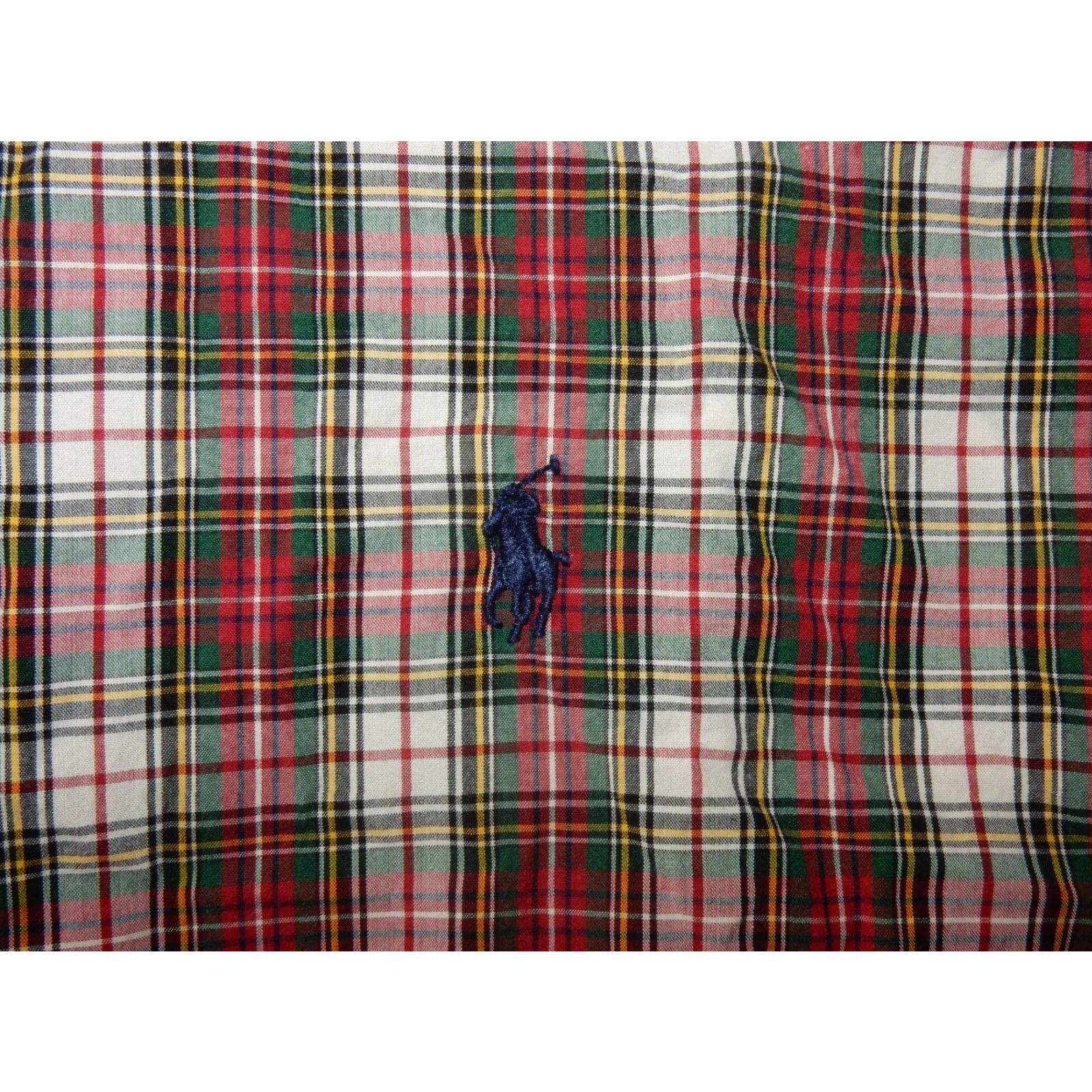 Polo Ralph Lauren Polo Ralph Lauren Shirt Button-Front Men XL Red Plaid Long Sleeve Cotton Custom Fit Size US XL / EU 56 / 4 - 2 Thumbnail