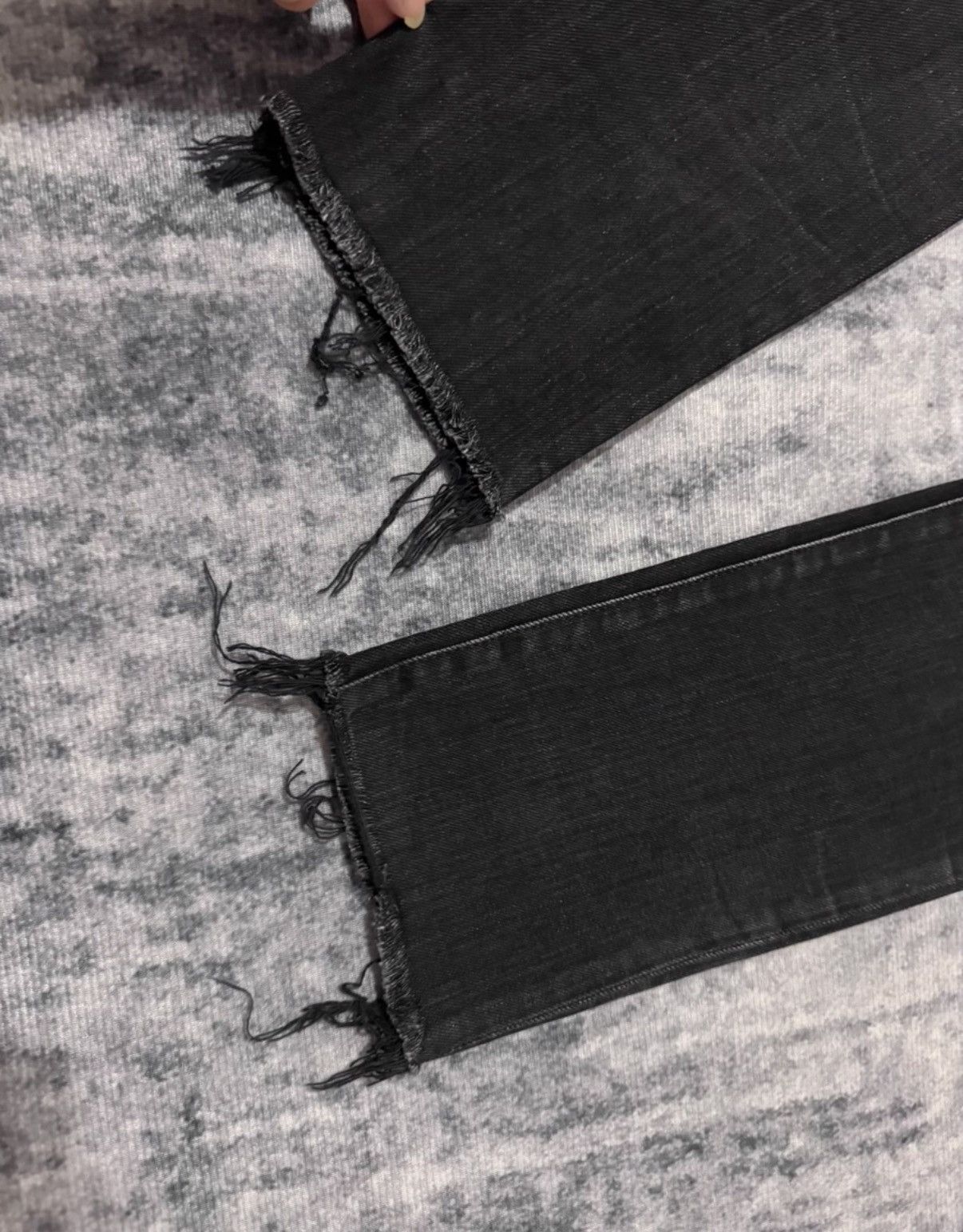 Saint Laurent Paris Saint Laurent (SLP) 16FW Distressed Frayed Hem Denim Jeans Size US 31 - 5 Thumbnail
