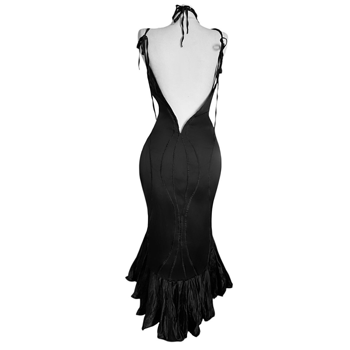 Roberto Cavalli Roberto Cavalli Runway Open-Back Silk Evening Dress Size M / US 6-8 / IT 42-44 - 5 Thumbnail