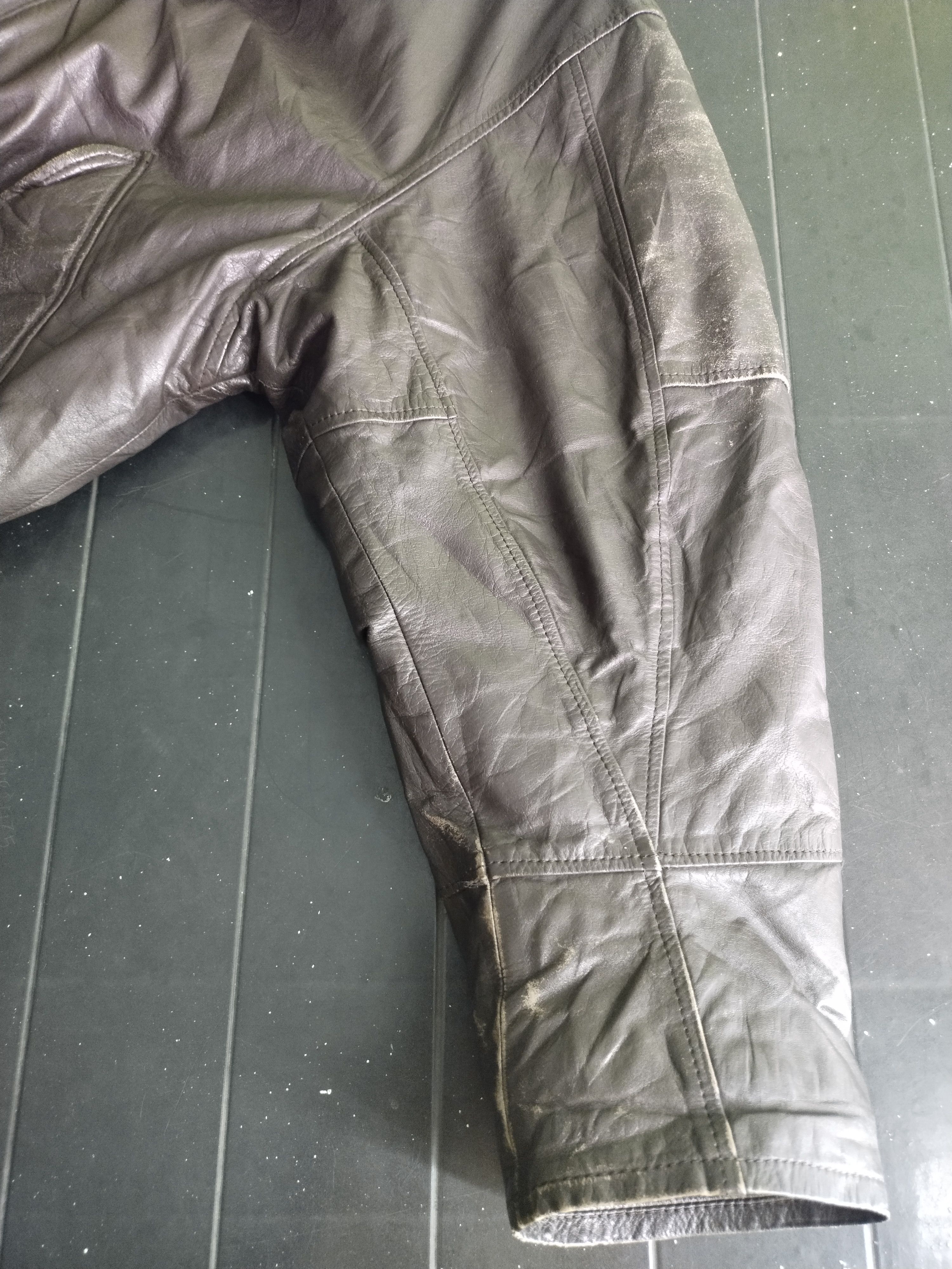 C.P. Company Archive CP Company - AW90's - Faded Leather Jacket Size US M / EU 48-50 / 2 - 15 Thumbnail