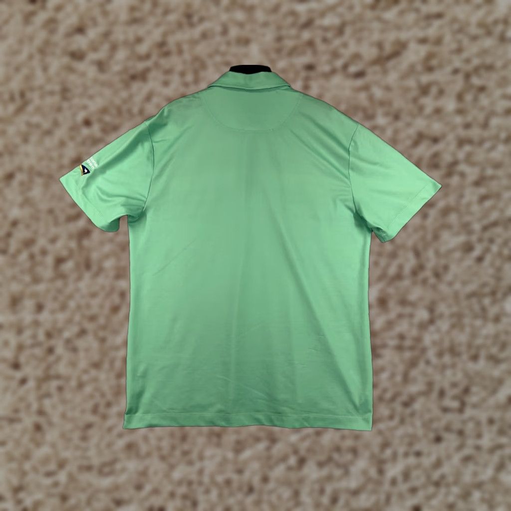 Vintage 2nd Guy Golf Polo Shirt Mens L Green White Striped Polo Adult Regular 100% Polyester Golf Theme) Size US L / EU 52-54 / 3 - 1 Thumbnail