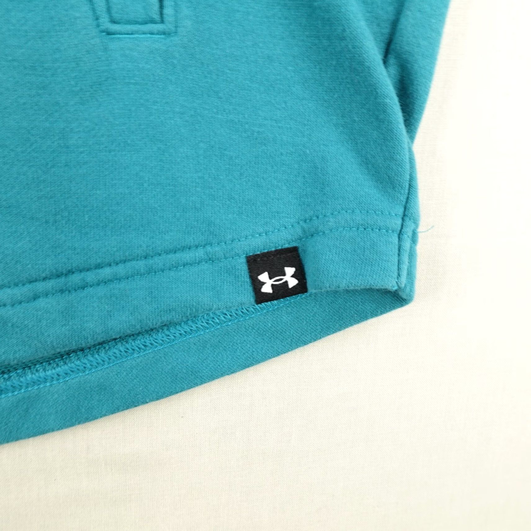 Under Armour VINTAGE Under Armour Hoodie Shirt Mens Medium Blue Logo Knit Pullover Hooded Pockets 90s Outdoor Sports Mens Size US M / EU 48-50 / 2 - 4 Thumbnail