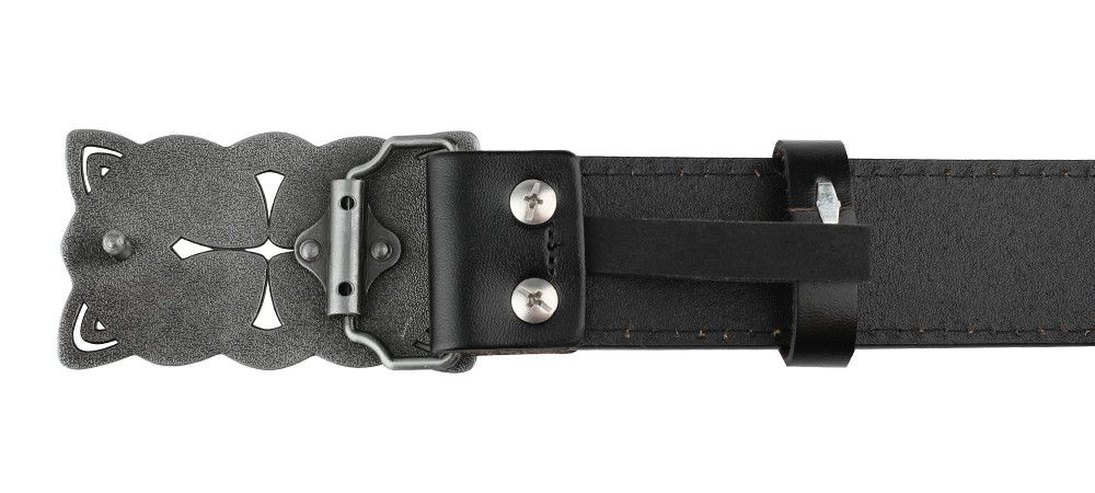 Designer Vibe Vintage Belt Riveted Belts Menswear Accessories Size ONE SIZE - 3 Thumbnail