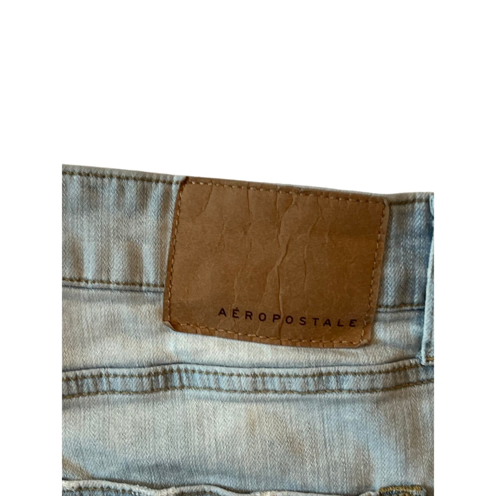 Aeropostale Aeropostale Slim Straight Blue Jeans Mens 32x30 Size US 32 / EU 48 - 3 Thumbnail