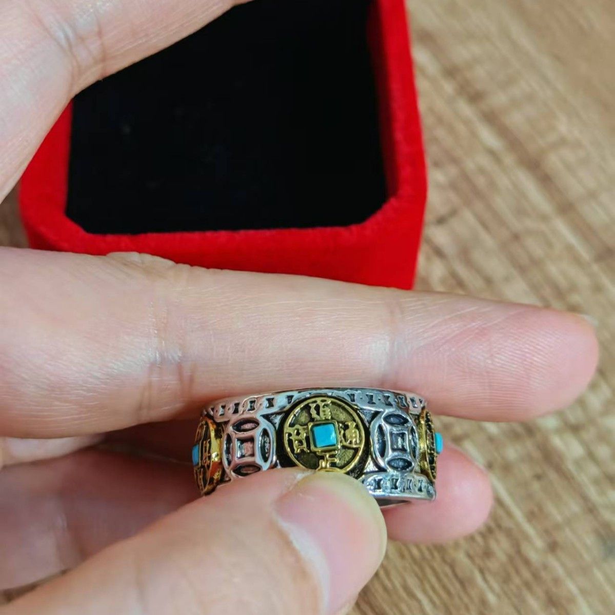 Jewelry New Design Jewelry Rings Open Size Chrome Ring (Size 7-13) Size ONE SIZE - 3 Thumbnail