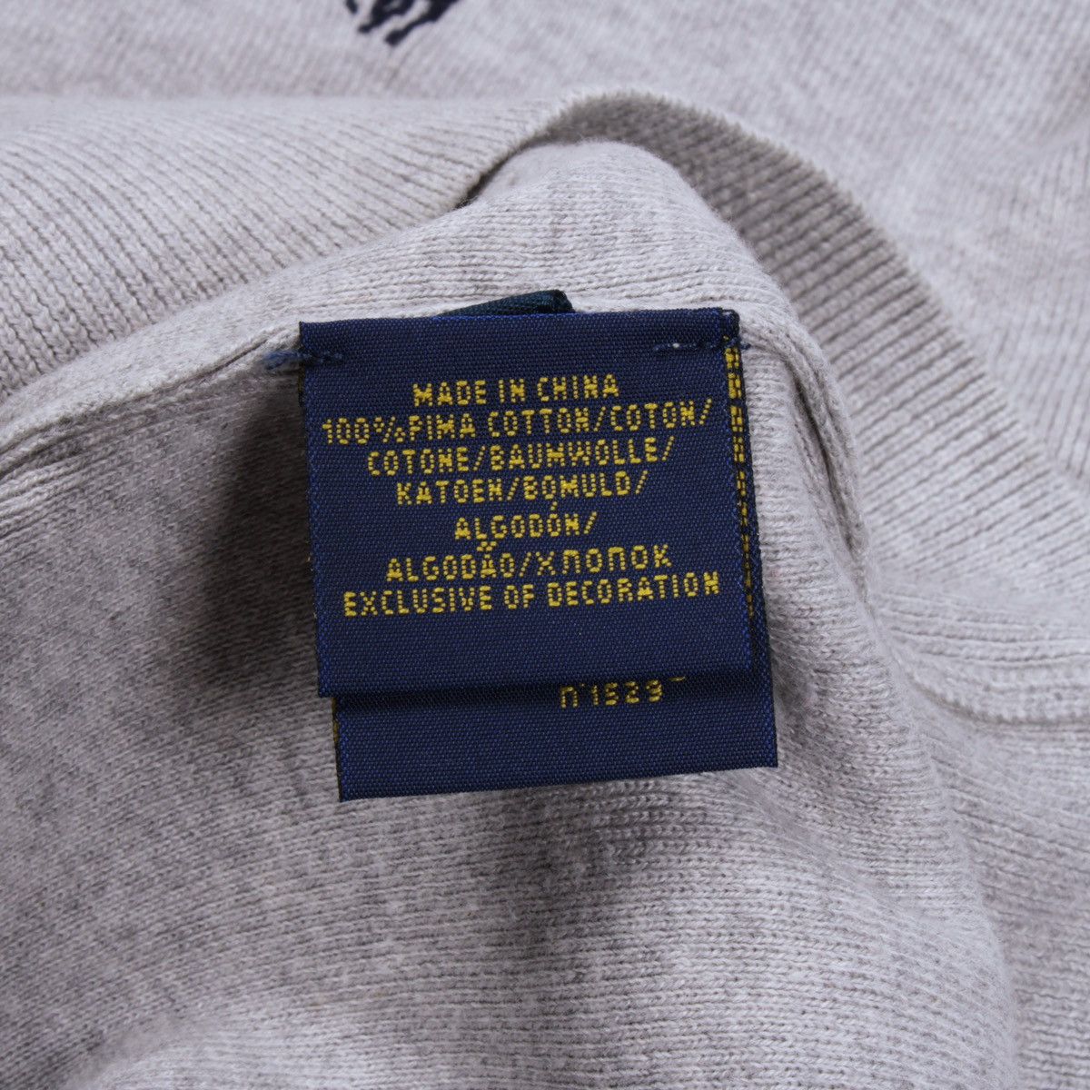 Designer × Polo Ralph Lauren × Ralph Lauren POLO Ralph Lauren Cotton V-neck Sweater Pullover Jumper Size US XL / EU 56 / 4 - 10 Thumbnail