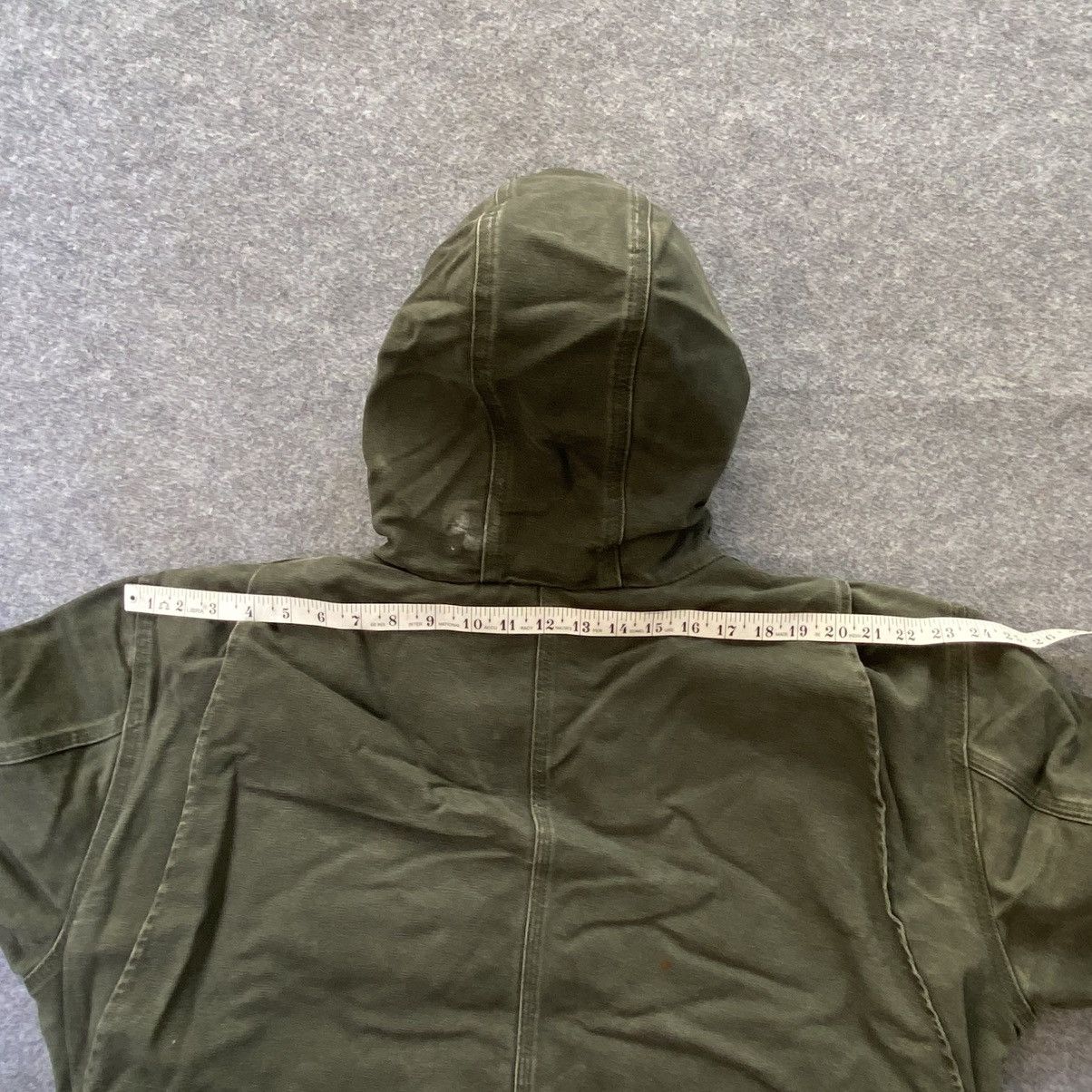 Carhartt Vintage Carhartt Faded Green Active Hooded Jacket Size US XL / EU 56 / 4 - 10 Thumbnail