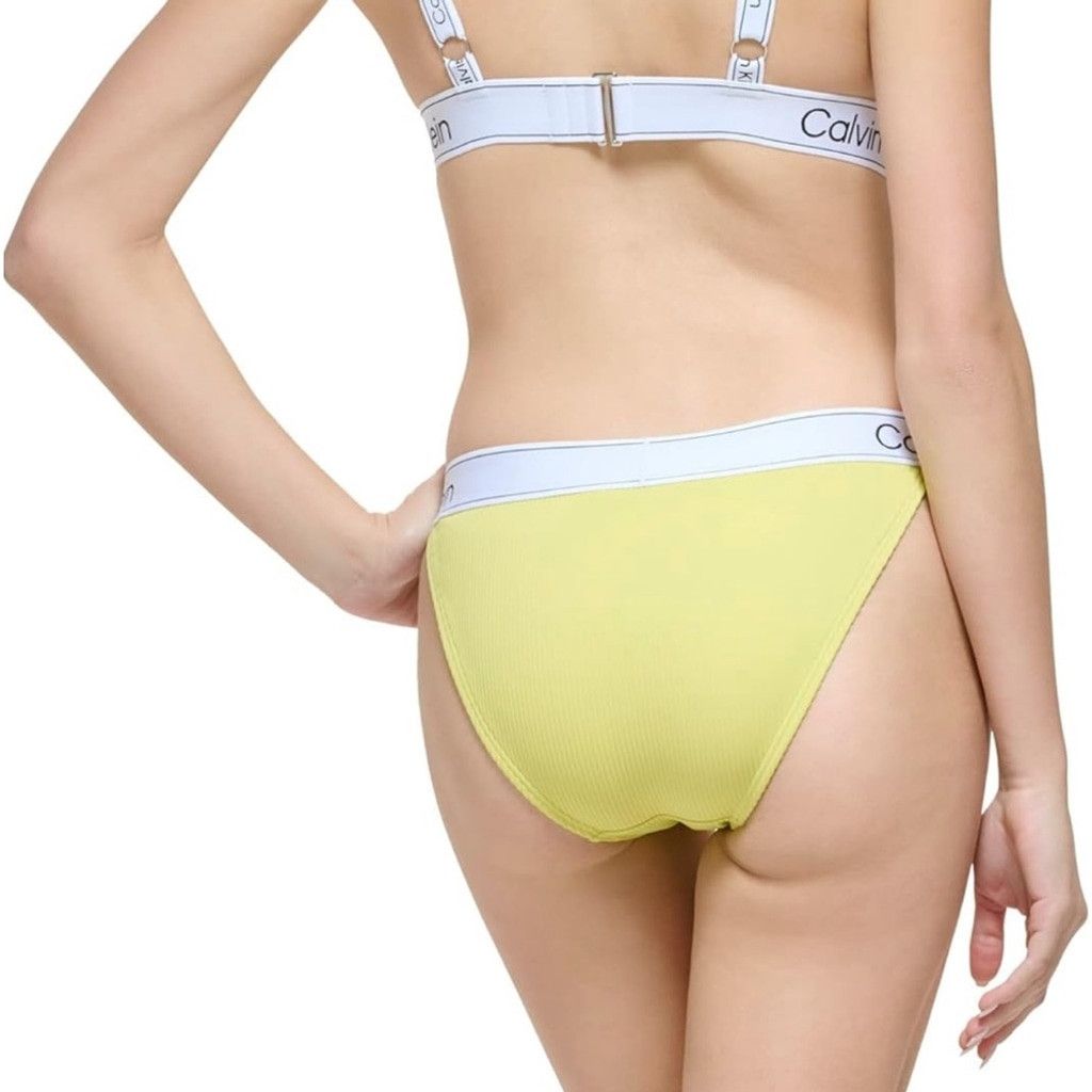 Calvin Klein Calvin Klein Silky Rib Fabric Bikini Bottom SZ L Size ONE SIZE - 6 Thumbnail