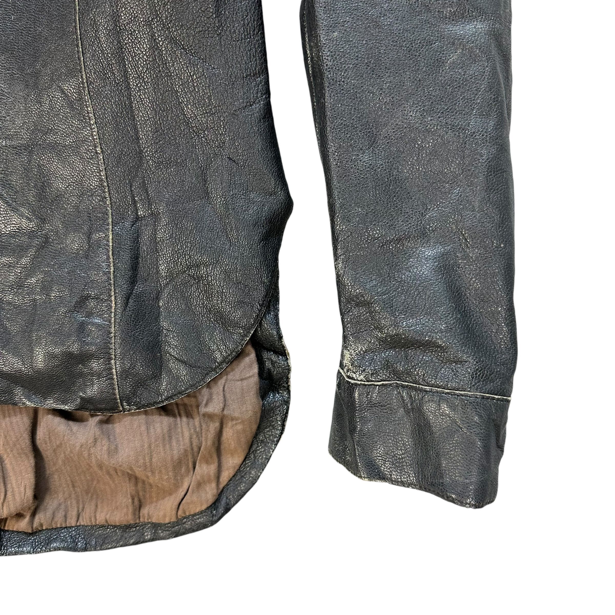 Vintage MARCO TAGLIAFERRI Vintage Leather Jacket #012-1426 Size M / US 6-8 / IT 42-44 - 5 Thumbnail