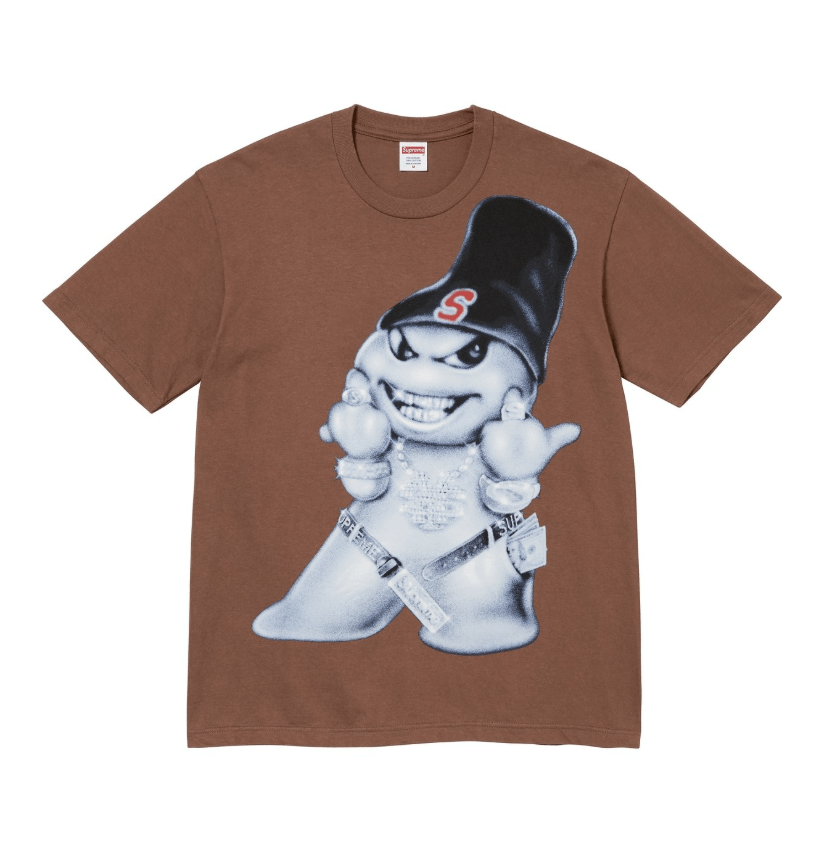 Supreme Supreme Snowman Tee Brown Size US XXL / EU 58 / 5 - 1 Thumbnail