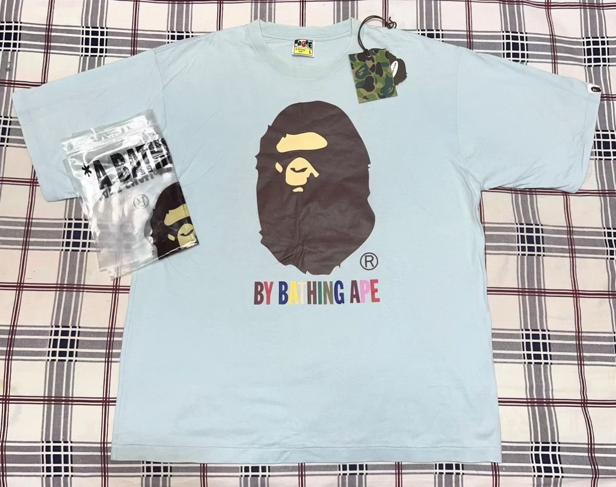 Bape BAPE OG Nigo era sky blue short-sleeve tee Size US L / EU 52-54 / 3 - 1 Thumbnail