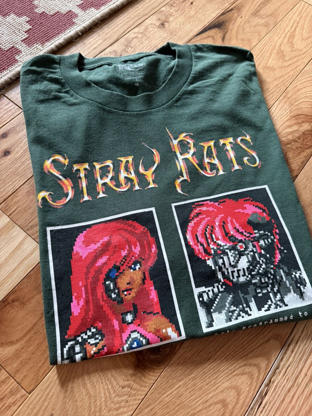 Stray Rats Stray Rats Generation Of Doom Cyber Tee Green Large SR Size US L / EU 52-54 / 3 - 4 Thumbnail