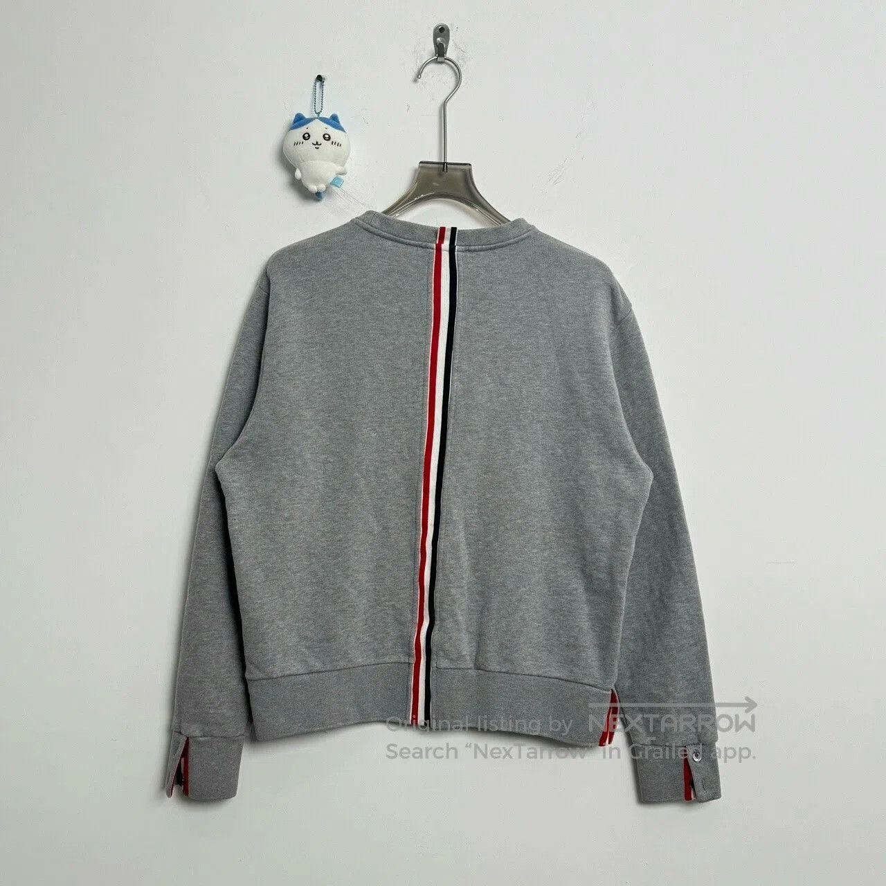 Thom Browne Thom Browne Gray Logo Hoodie Sweatshirt. Size US M / EU 48-50 / 2 - 2 Thumbnail