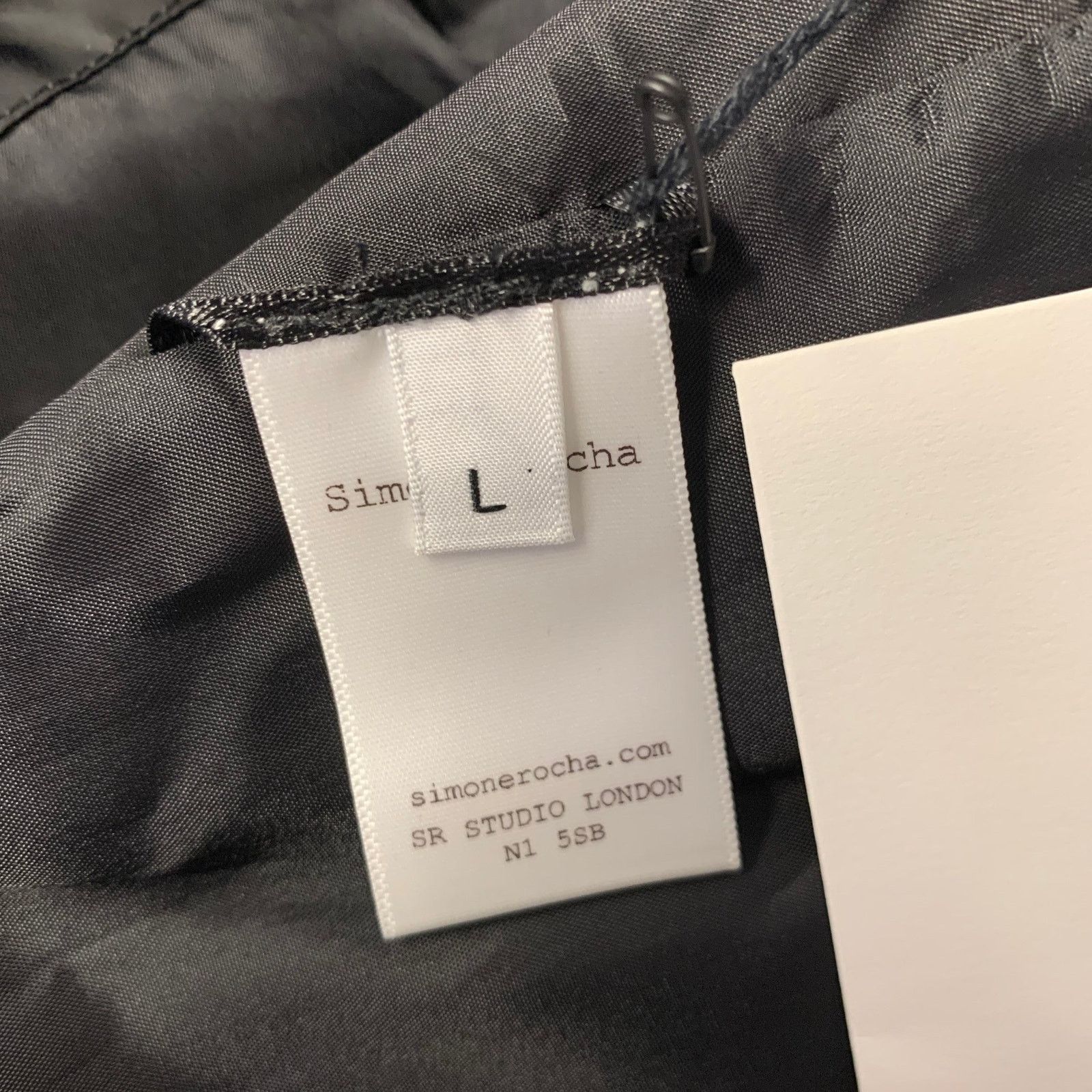 Simone Rocha SIMONE ROCHA Size L Black Polyester Cargo Casual Pants Size US 33 - 6 Thumbnail