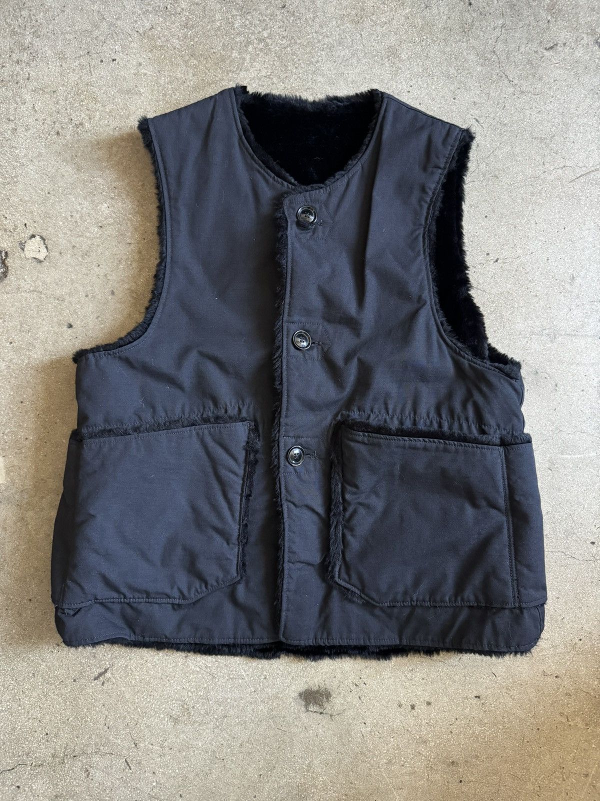 【美品】Engineered Garments Primaloft Vest S Engineered Garments Cover Vest - Olive | Garmentory