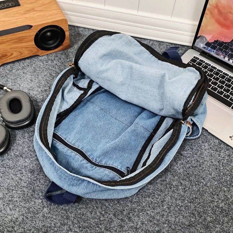 Japanese Brand Denim Backpack Size ONE SIZE - 5 Thumbnail