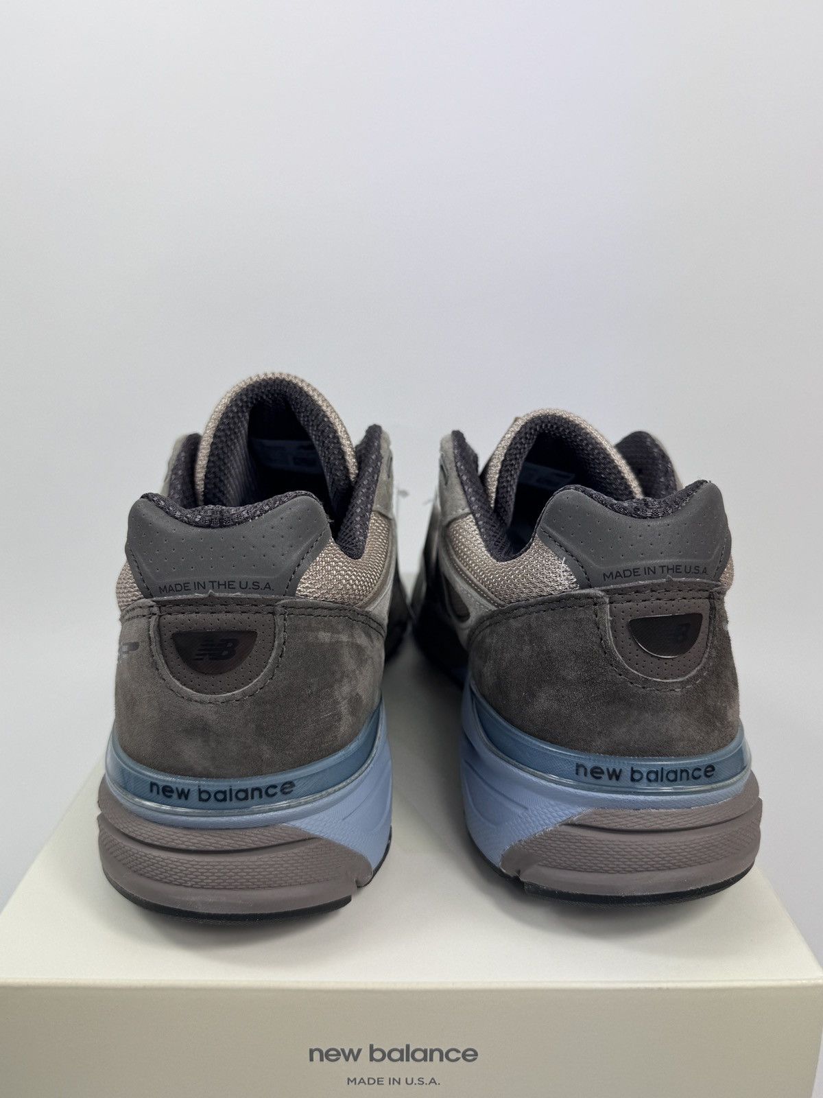 Auralee × New Balance MIUSA 990 V4 AURALEE GREY SNEAKERS Size US 11.5 / EU 44-45 - 4 Thumbnail