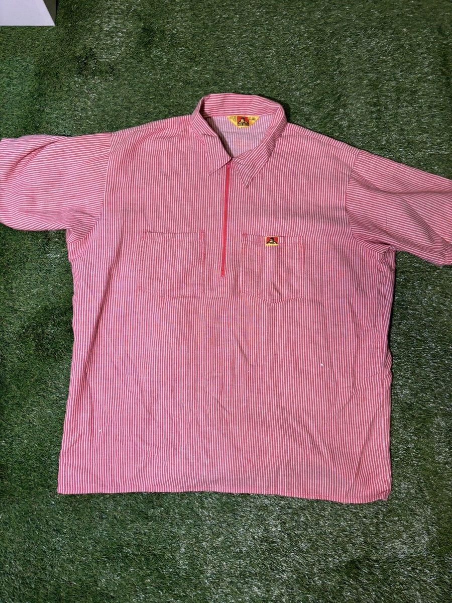 Ben Davis Ben Davis Japan Short Sleeve Zip Polo Size US XL / EU 56 / 4 - 1 Thumbnail