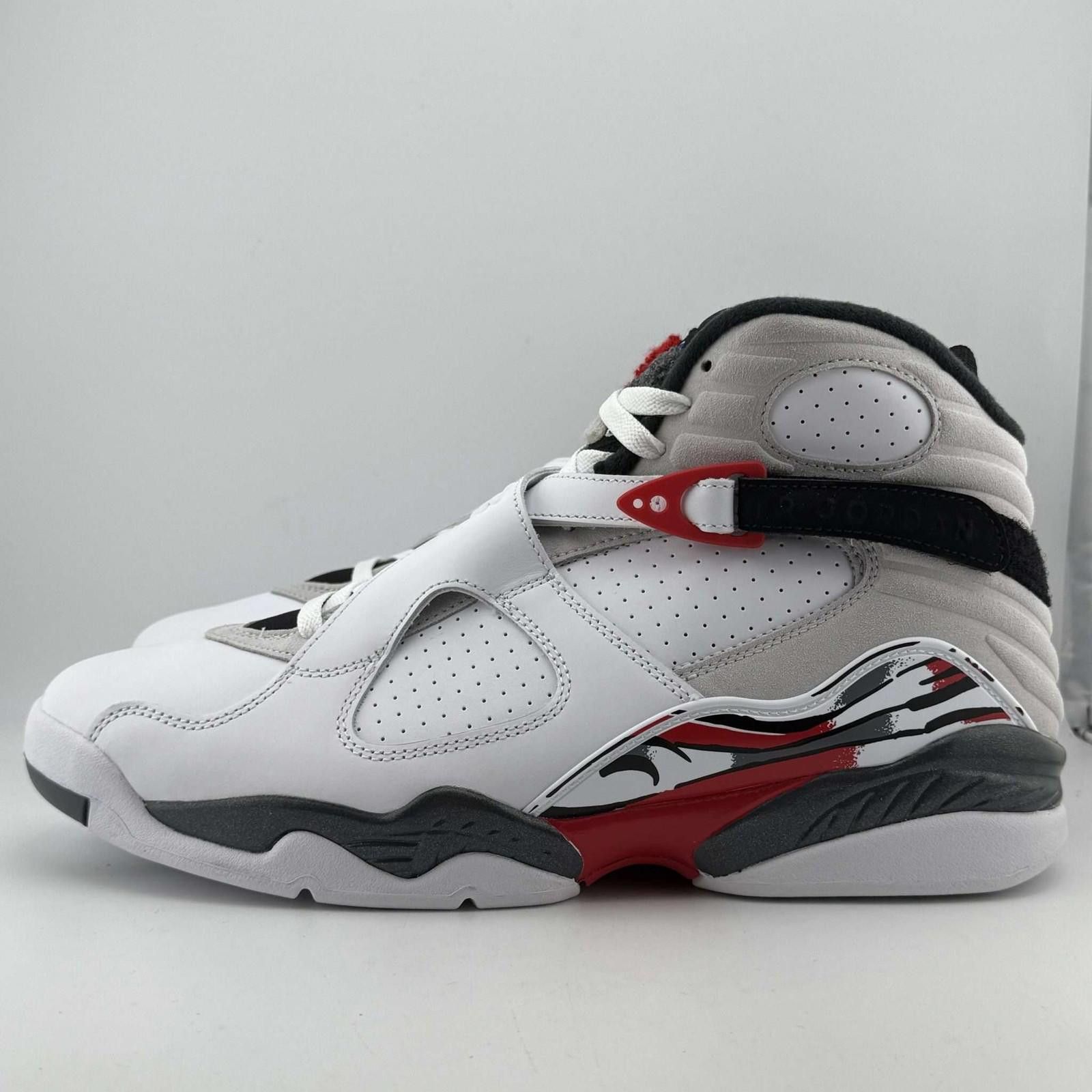 Nike Air Jordan 8 Retro White/Black-True Red 11 New 305381-100 Size US 11 / EU 44 - 2 Thumbnail
