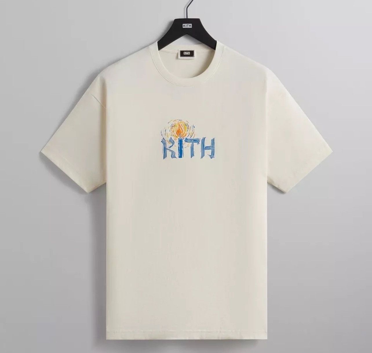 Kith Kith Treats Hanukkah Shamash Tee Sandrift T-Shirt Size XXL Size US XXL / EU 58 / 5 - 1 Thumbnail