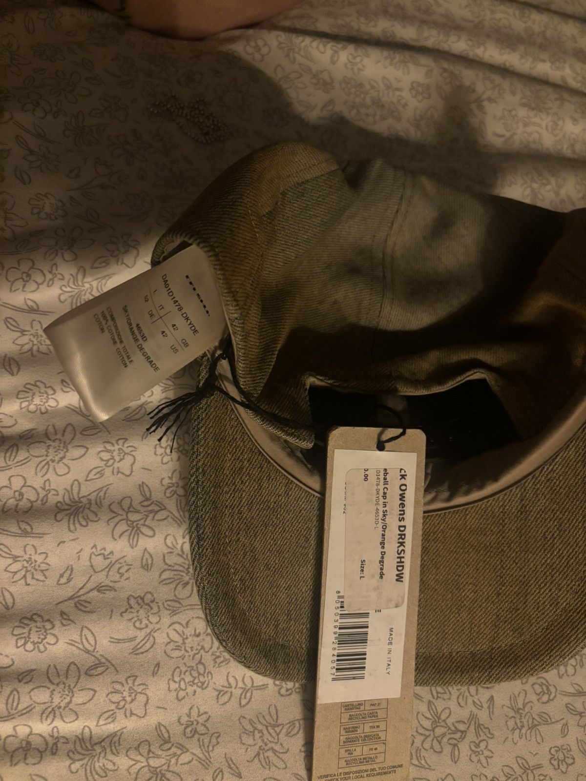 Rick Owens Drkshdw Rick Owens Denim baseball cap Size 42 - 4 Thumbnail