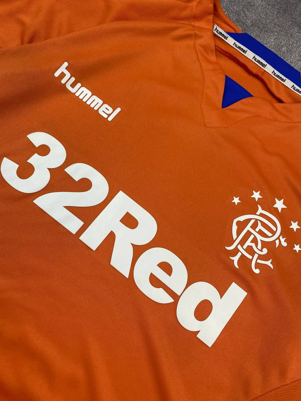 Hummel FC Glasgow Rangers Soccer jersey hummel orange 32RED Size US S / EU 44-46 / 1 - 7 Thumbnail