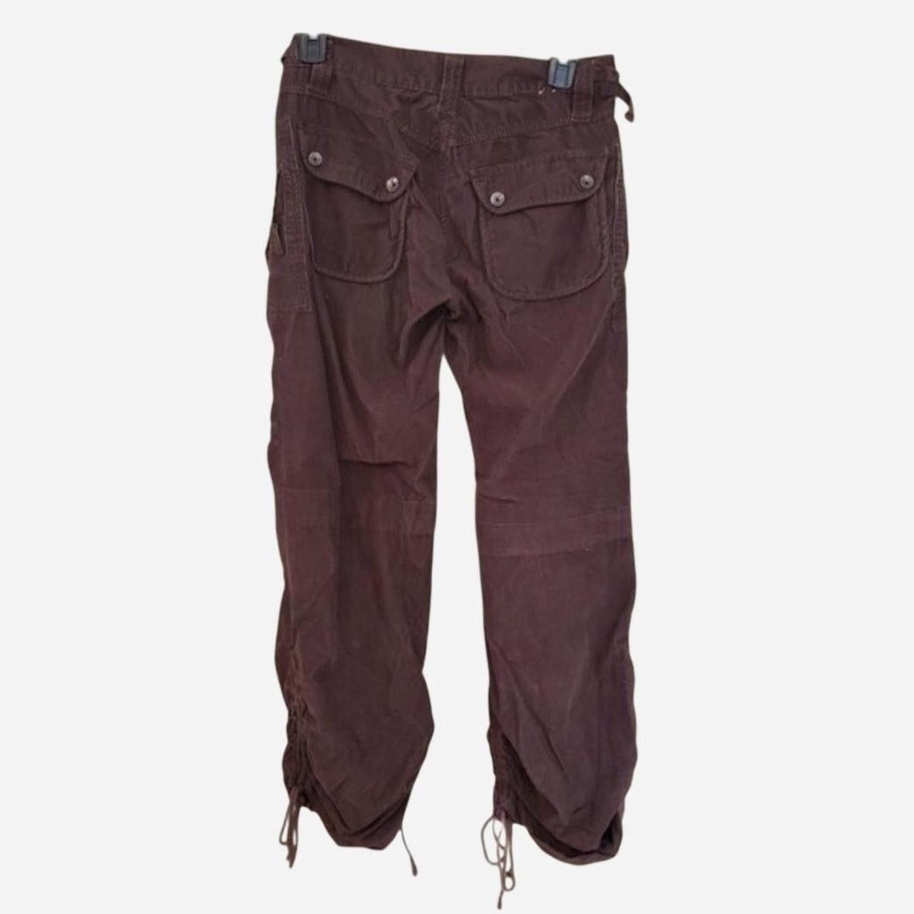 Arizona Jean Co. y2k grunge skater brown corduroy cargo pants Size 27" / US 4 / IT 40 - 4 Thumbnail