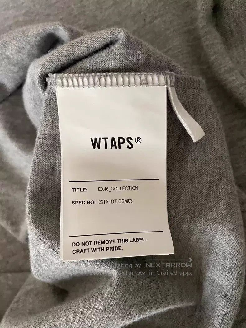 Wtaps Wtaps Long-sleeve Cotton T-shirt, Light Gray Size US M / EU 48-50 / 2 - 4 Thumbnail