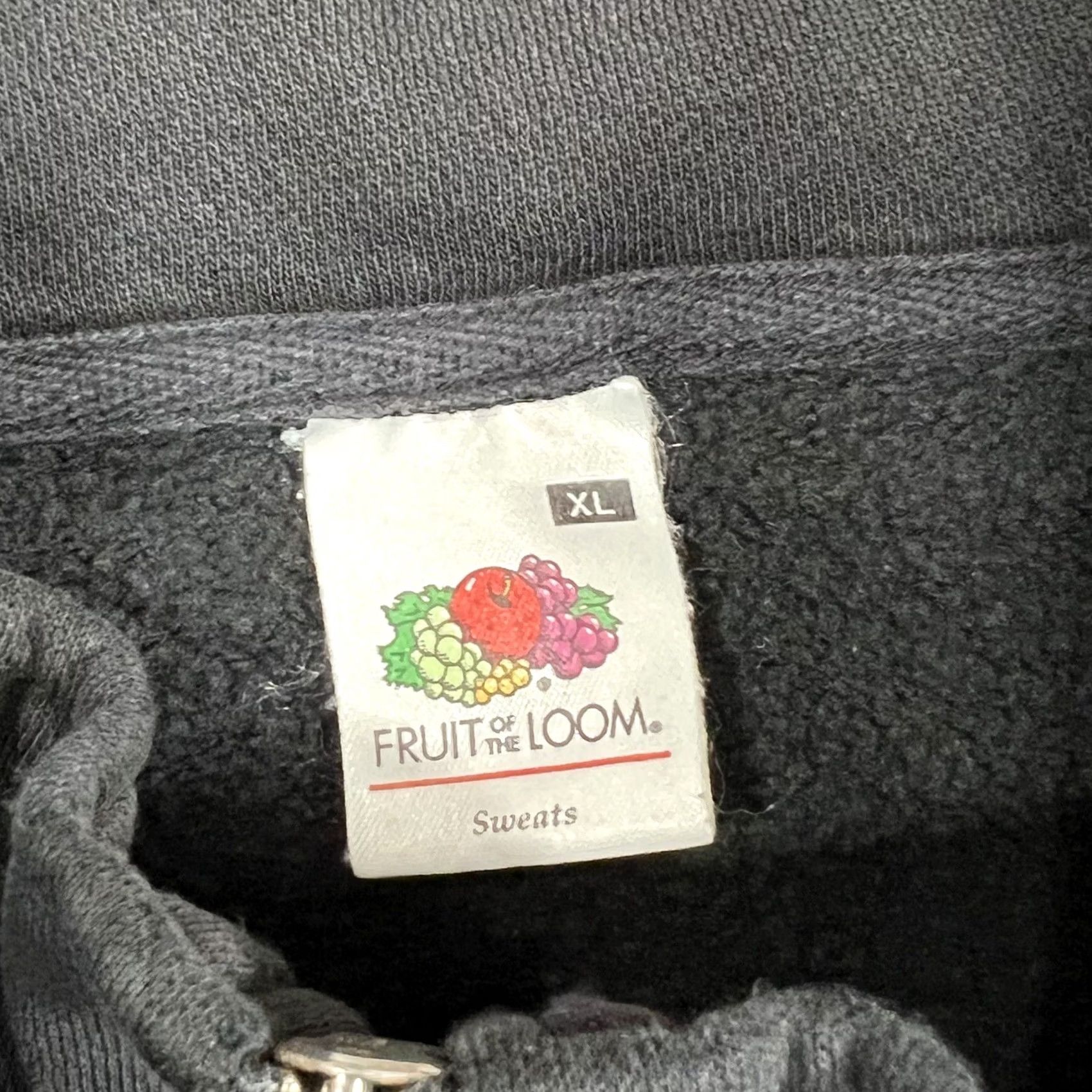 Fruit Of The Loom VINTAGE Edinburgh Festival Fringe Zip Up Sweater XL Men Black Fruit of the Loom Full Zip Fringe Zips Size US XL / EU 56 / 4 - 4 Thumbnail