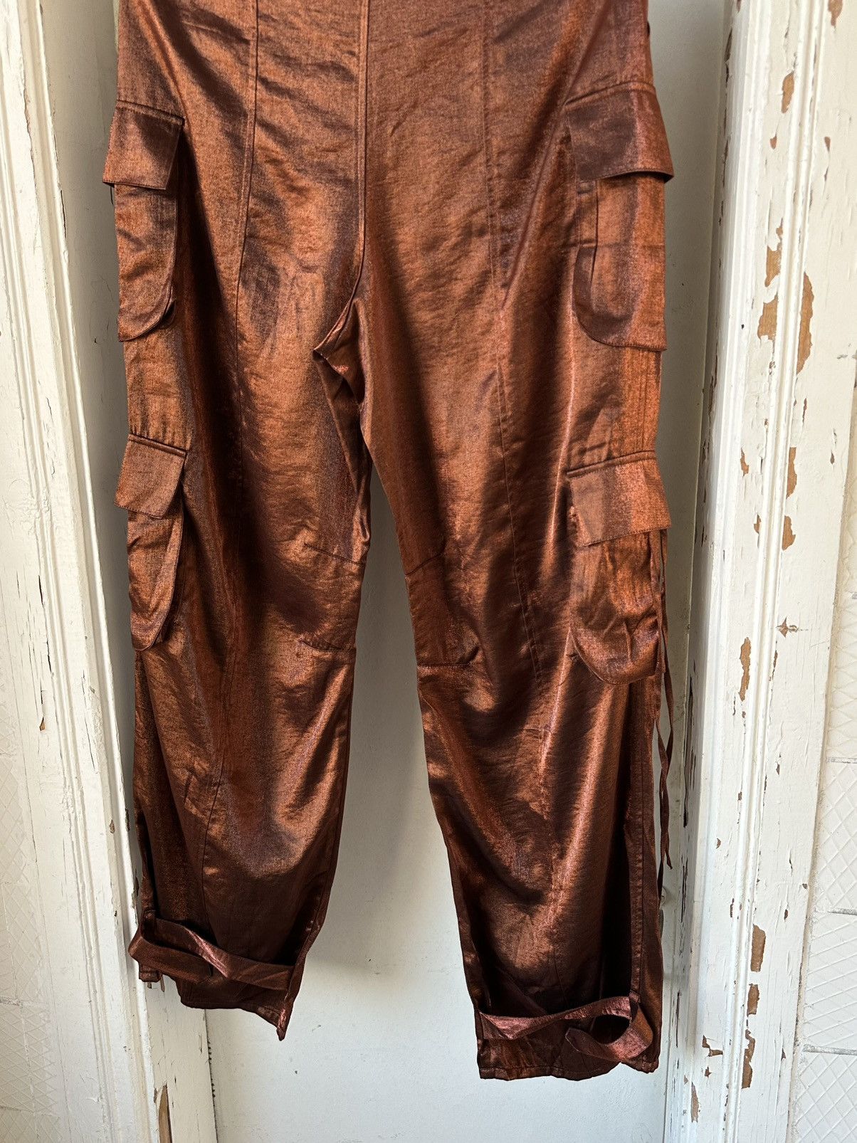 20471120 × Beauty Beast × Vintage Vintage Cargo Bondage Bronze Pants Size 32" / US 10 / IT 46 - 9 Thumbnail
