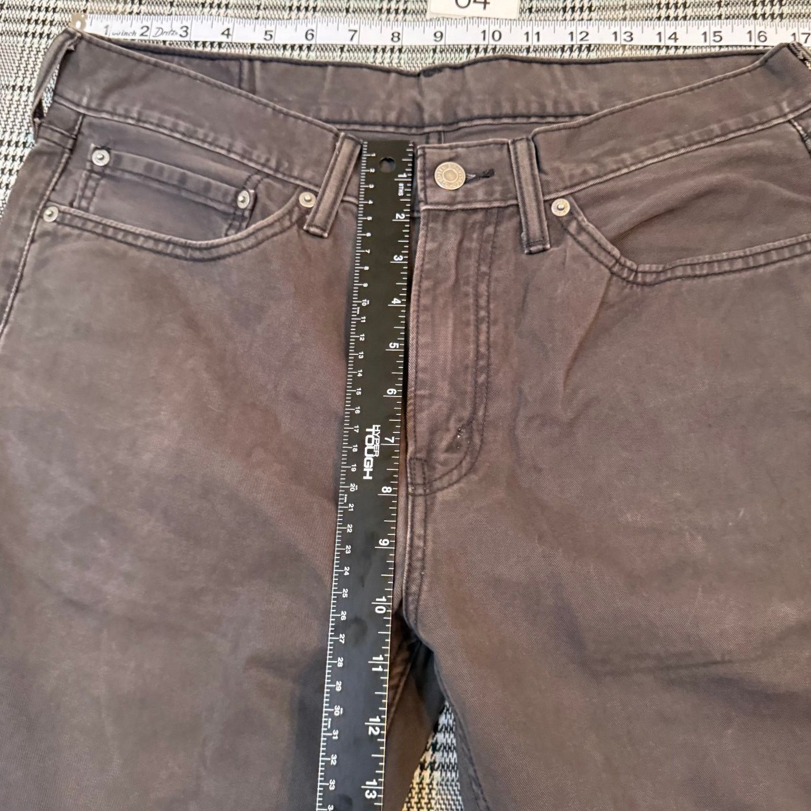 Levi's Levi's 514 Men's Jeans Black Cotton Denim Straight Fit 34x34 Size US 34 / EU 50 - 7 Thumbnail