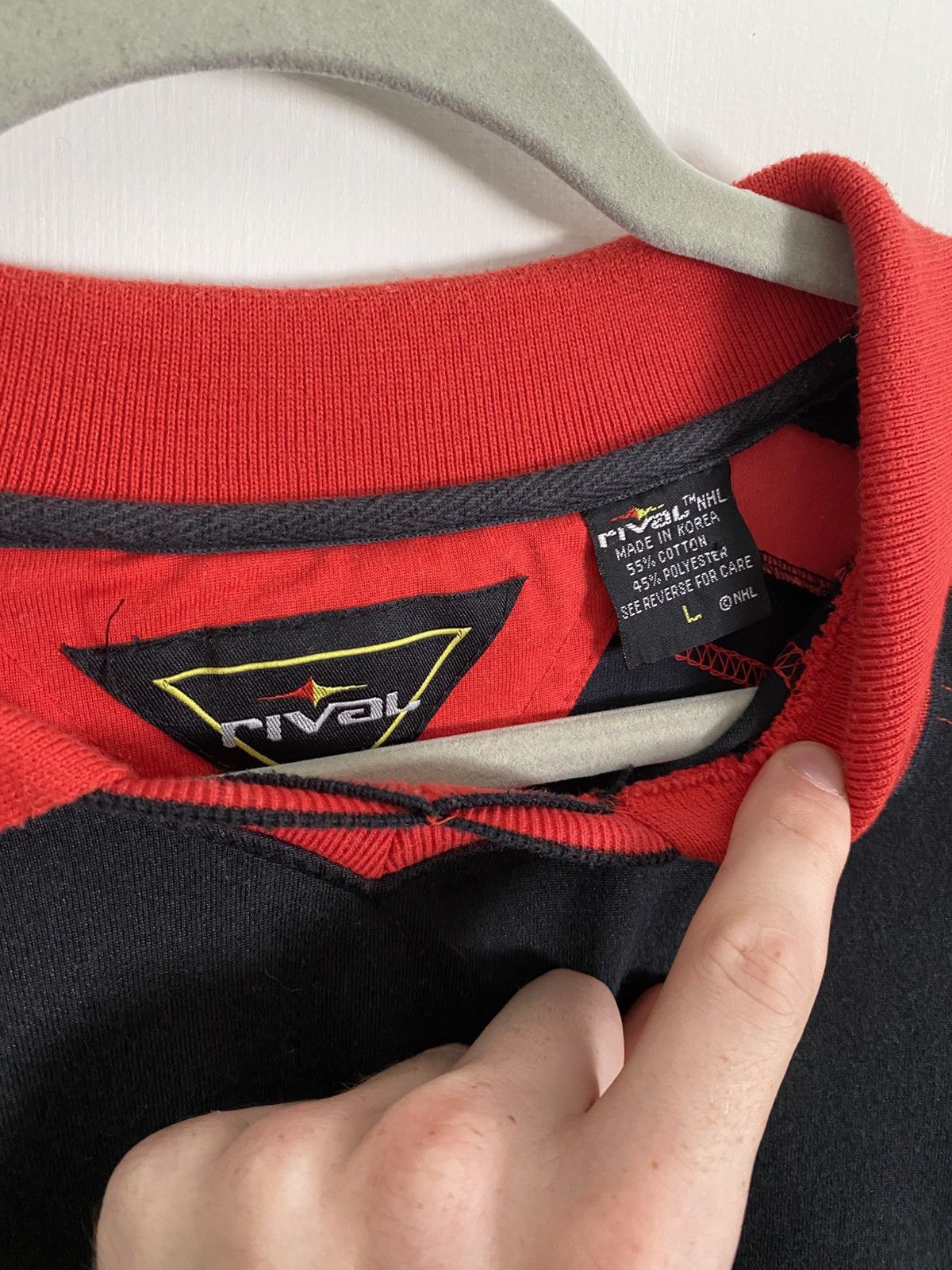 Other Rival New Jersey Devils Rare Polo Shirt Size US L / EU 52-54 / 3 - 3 Thumbnail