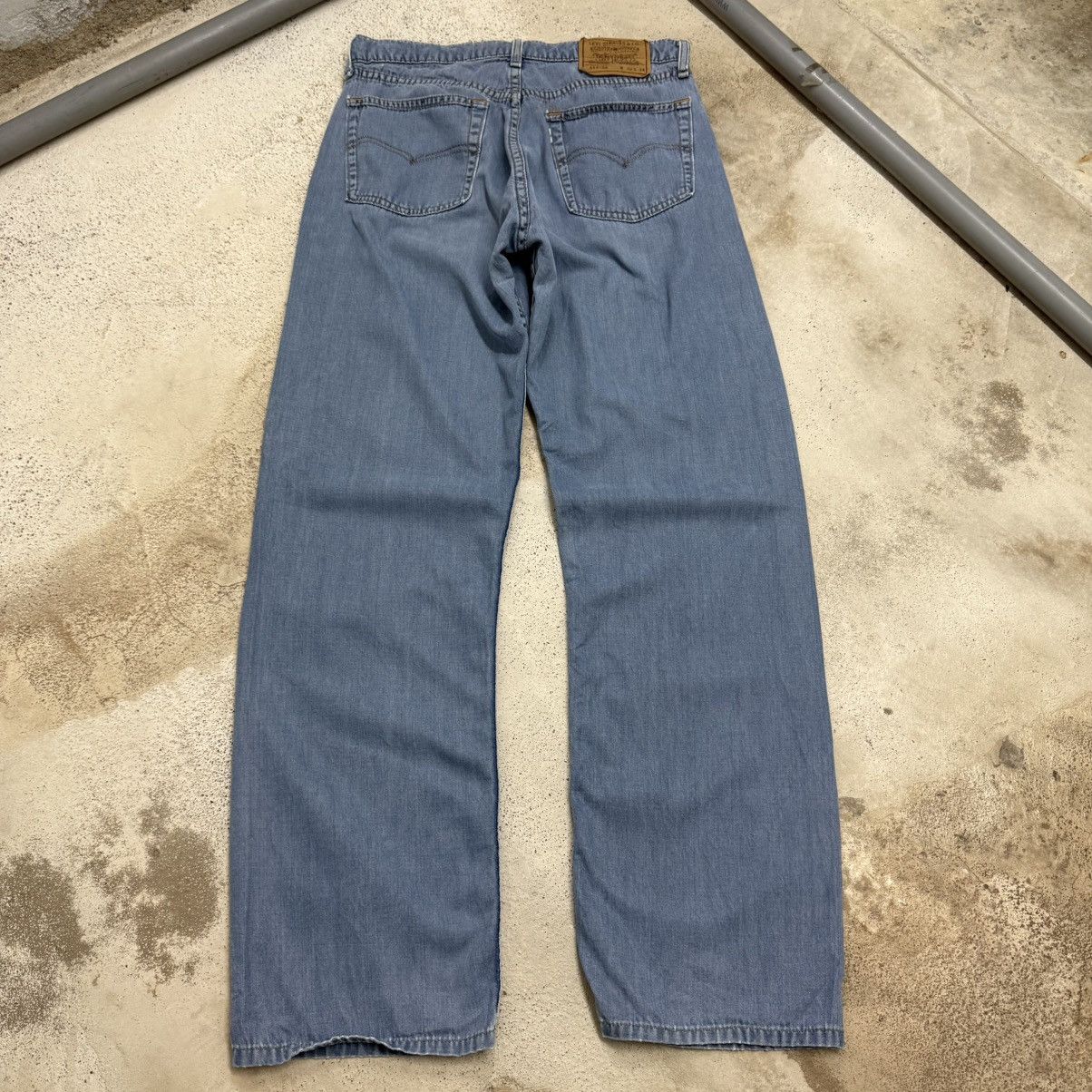Levi's Vintage 90’s White Tab Levis 512-58 Wide Leg Cotton Pants Size US 31 - 2 Thumbnail