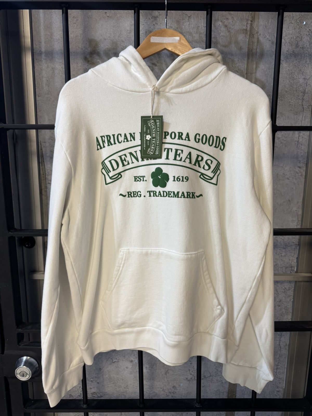 Denim Tears ADG Hoodie White