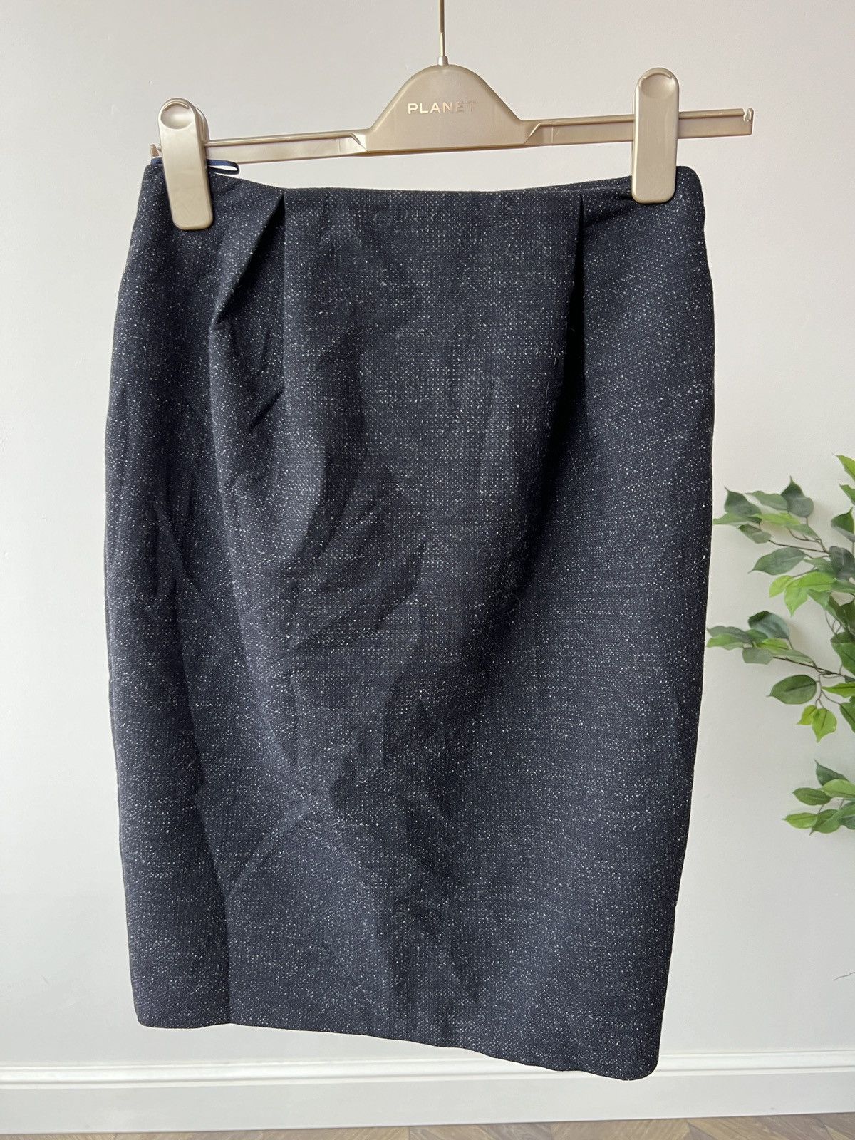 Jil Sander Vintage Jil Sander Wool Pencil Skirt Size 24" / US 00 / IT 34 - 2 Thumbnail