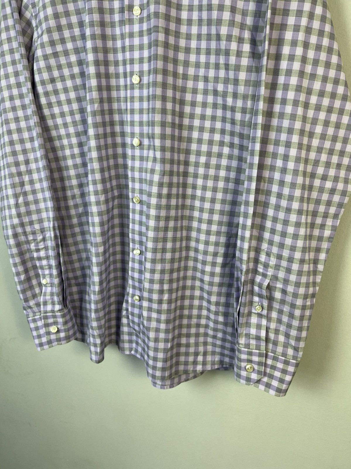 Eton ETON Luxury Classic Cotton Plaid Long Sleeve Shirt Size US L / EU 52-54 / 3 - 4 Thumbnail