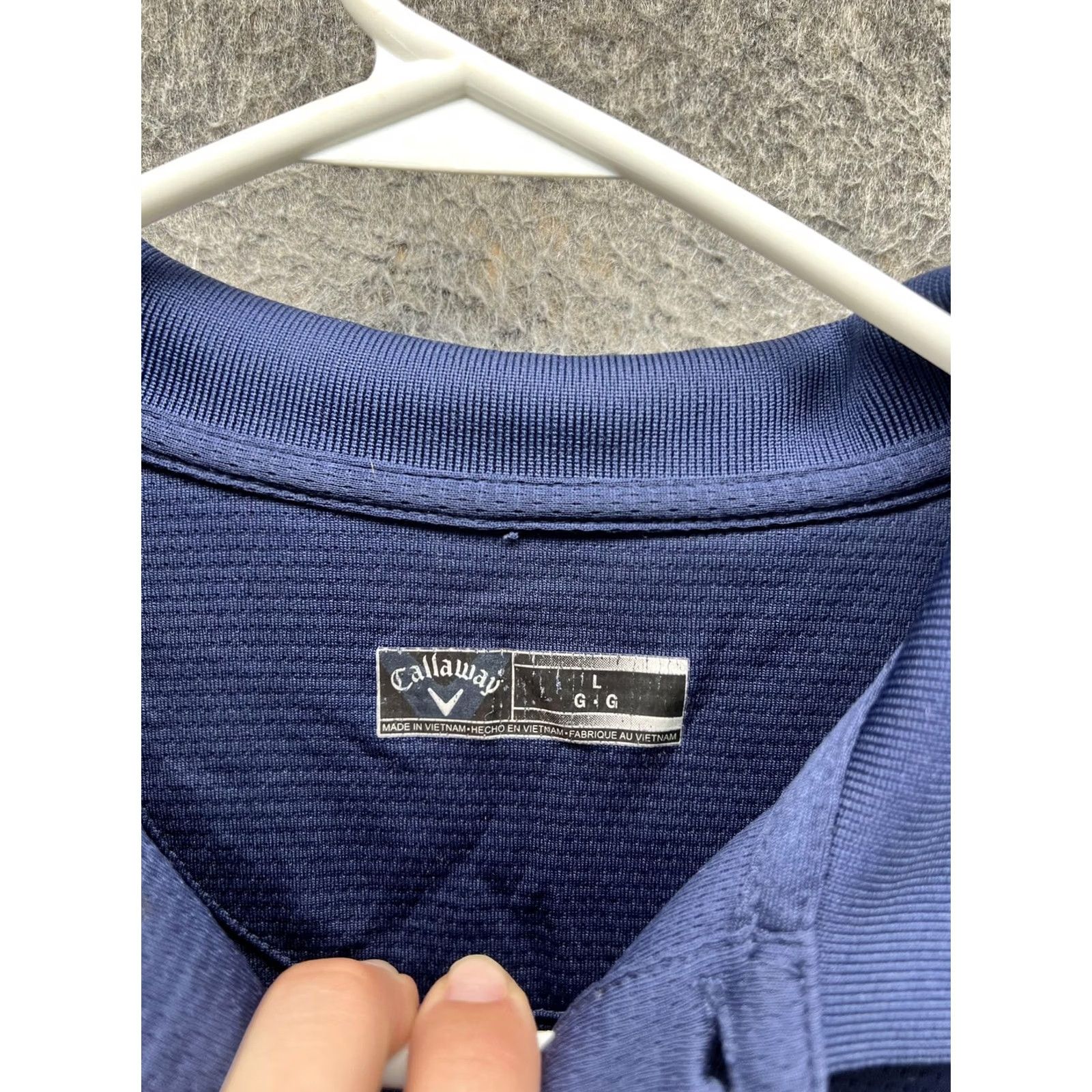 Callaway Callaway Polo Shirt Mens Large Blue Solid Golf Performance Lightweight Knit Polo Shirt Mens L Blue Solid Golf Performance Lightweight Knit Size US L / EU 52-54 / 3 - 2 Thumbnail