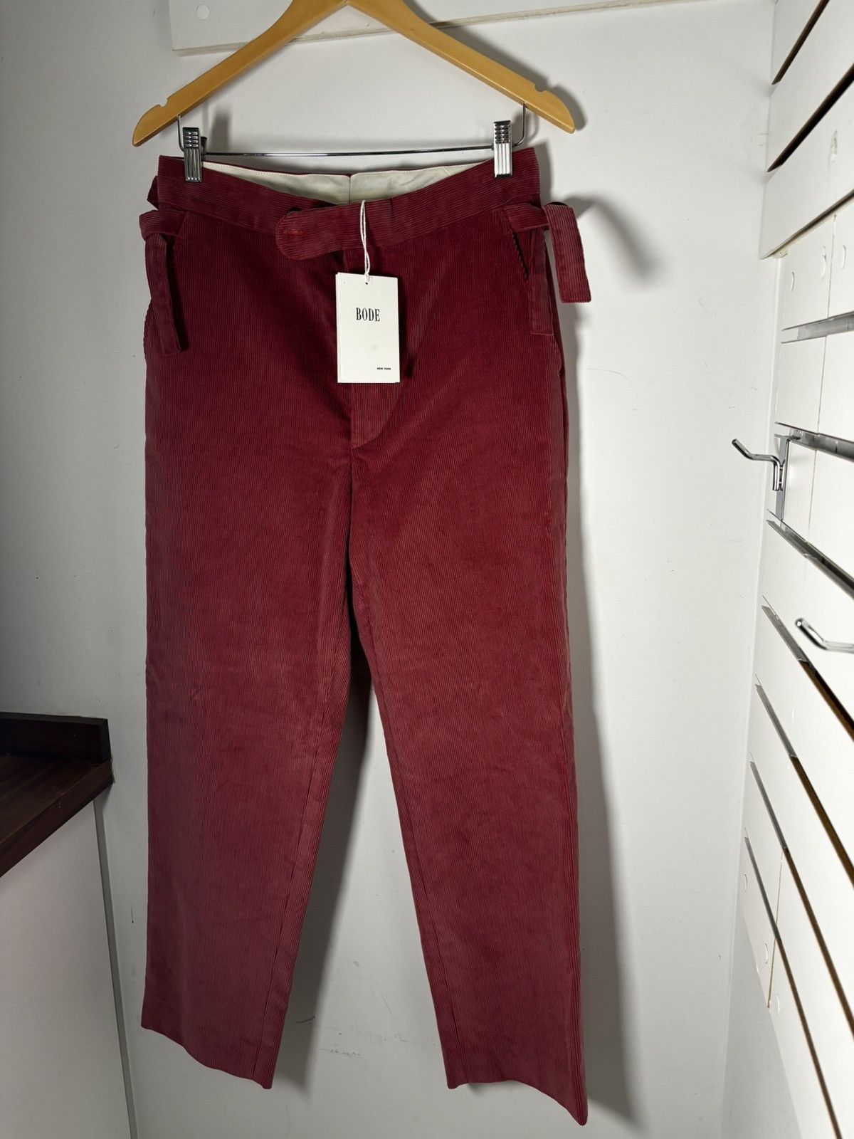 Bode Bode Pink Corduroy pants Size US 30 / EU 46 - 1 Thumbnail