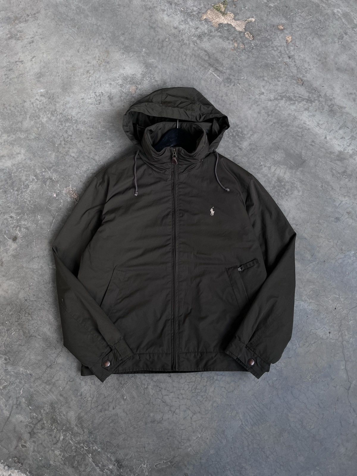 Polo Ralph Lauren Polo Ralph Lauren 90s Work Jacket Hidden Hoodie Size US L / EU 52-54 / 3 - 3 Thumbnail