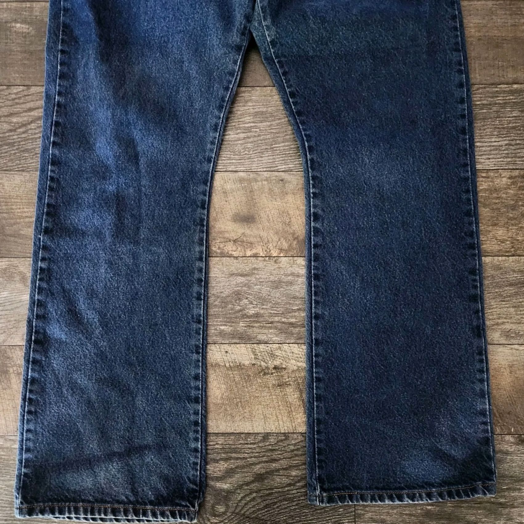 Levi's Levi's 517 Jeans Mens 40x32 Blue Bootcut Medium Wash Western Denim Cowboy Y2K Size US 40 / EU 56 - 2 Thumbnail