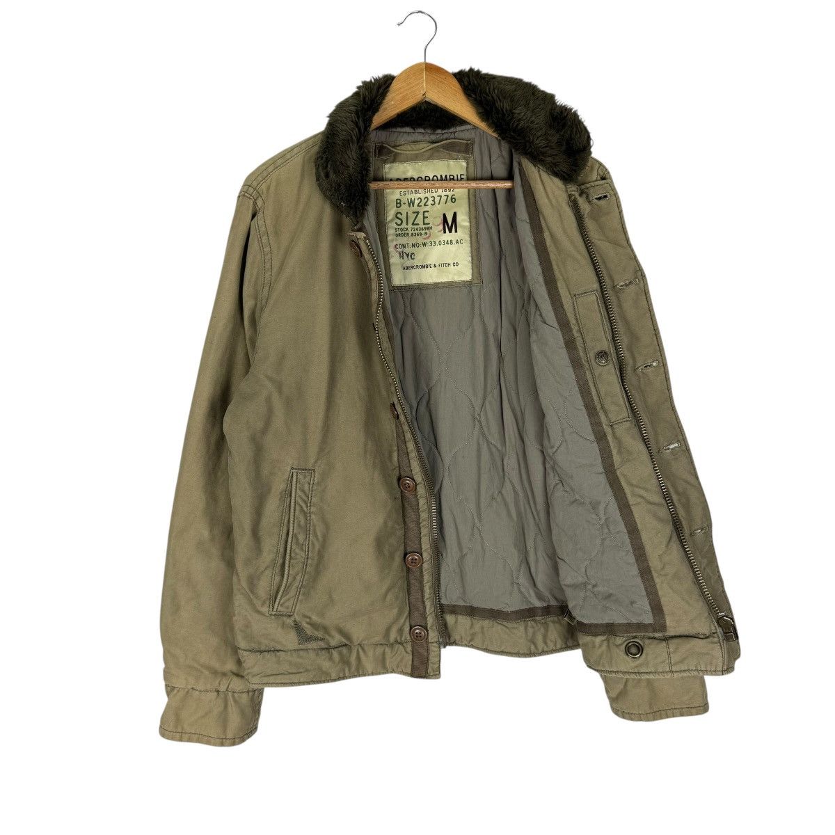 Abercrombie & Fitch 🌟ABERCROMBIE NYC USN DECK JACKET Size US M / EU 48-50 / 2 - 8 Thumbnail