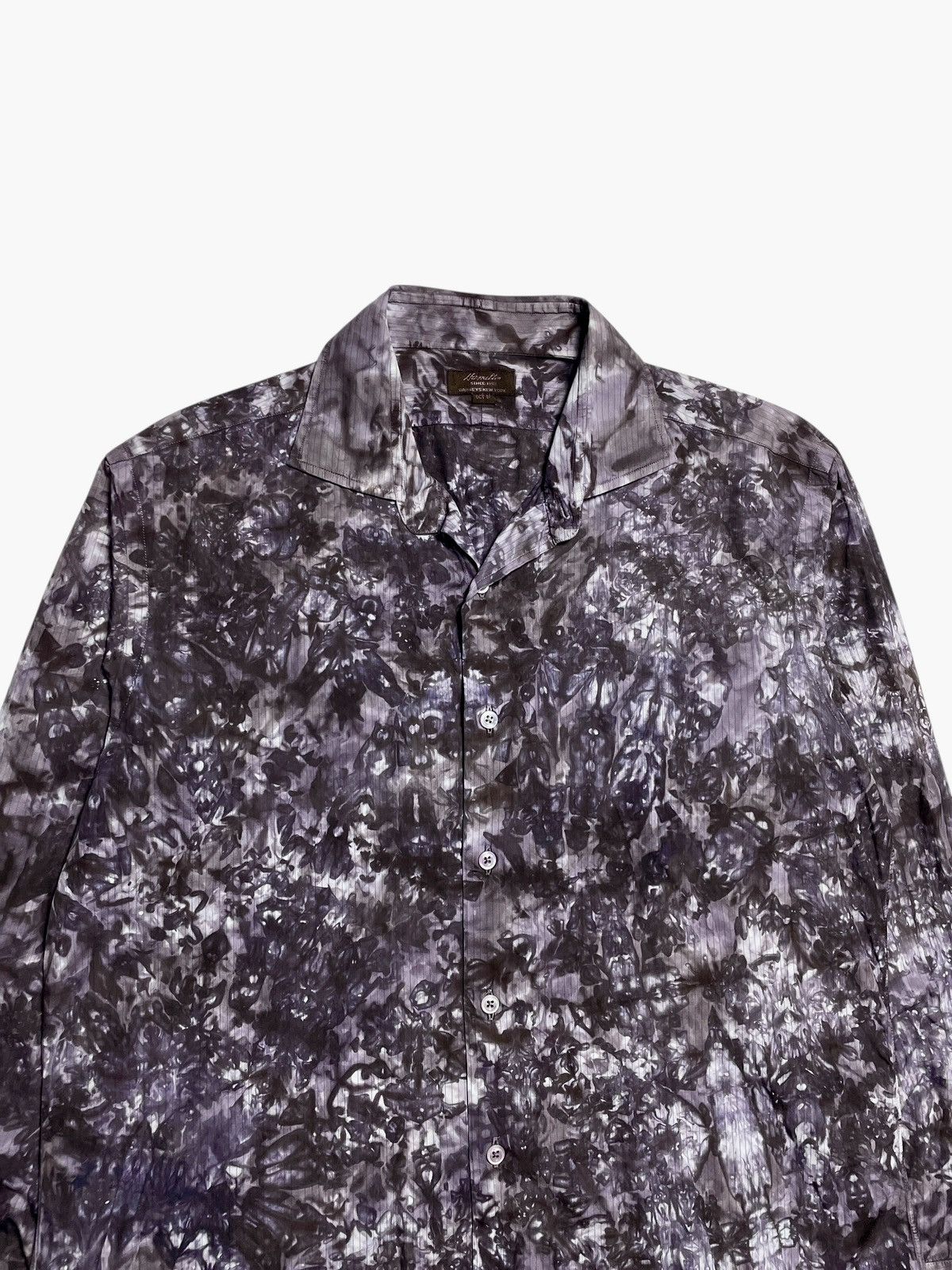Issey Miyake Hamilton - Pattern Flower Art Long Shirt Size US L / EU 52-54 / 3 - 5 Thumbnail