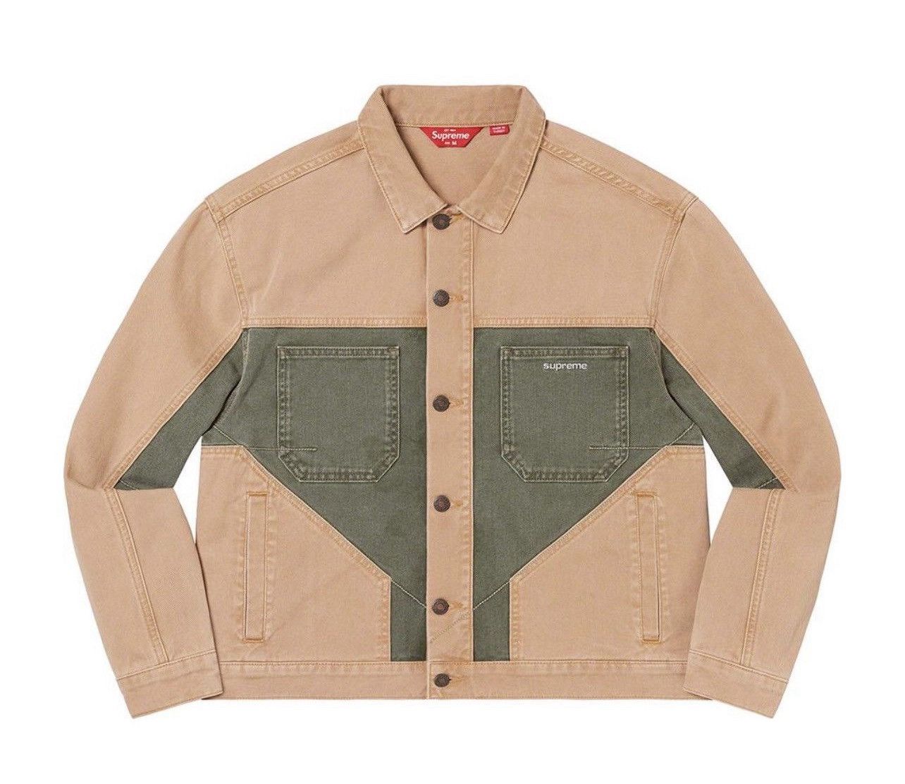 Supreme Supreme 2-Tone Paneled Denim Jacket "Brown" Medium Size US M / EU 48-50 / 2 - 13 Thumbnail