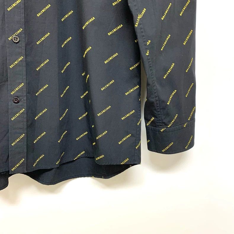 Balenciaga Balenciaga size 40 Black bullet screen full of Logo long-s Size US XXS / EU 40 - 6 Thumbnail