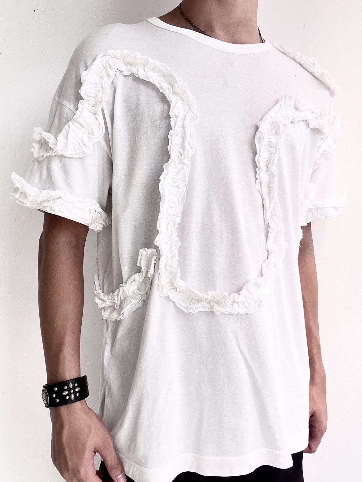 Dries Van Noten Dries Van Noten Ruffle T-shirt Size US L / EU 52-54 / 3 - 2 Thumbnail
